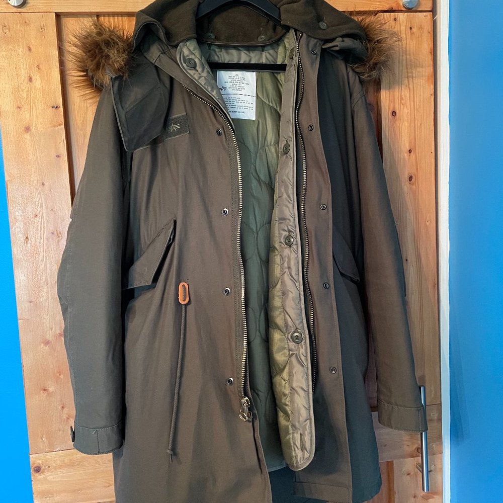Alpha Industries Lined Cold Weather Fishtail Parka